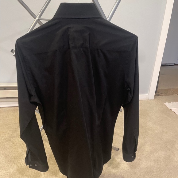 Ted Baker Size 14.5 Black Dress Shirt - Picture 2 of 3